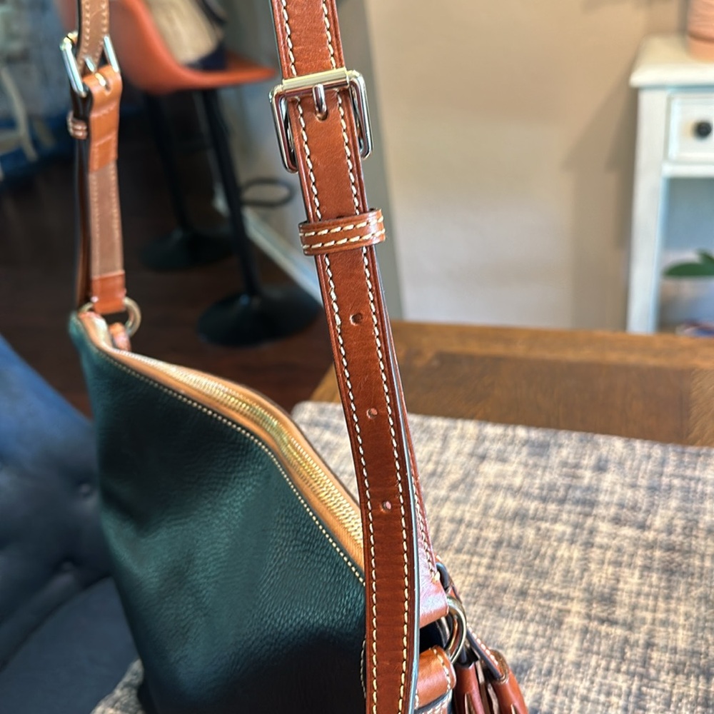 Dooney & Bourke (Authentic) Pebble Leather Shoulder Handbag - Picture 8 of 16